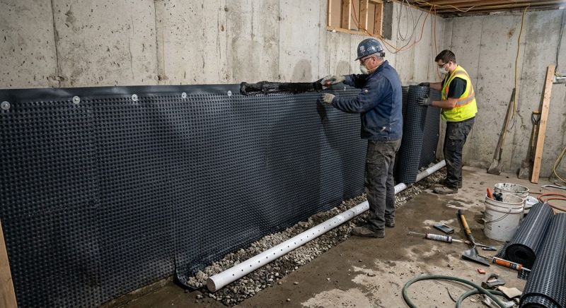 Basement Walls Waterproofing in Greenville, SC