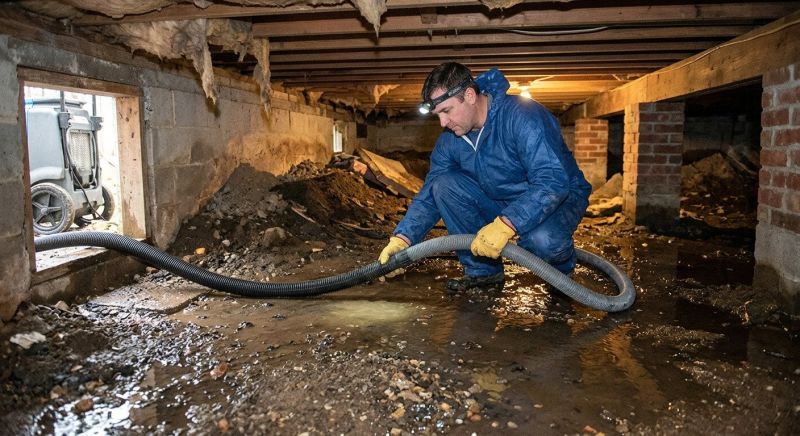 Crawlspace Water Cleanup in Phoenix, AZ