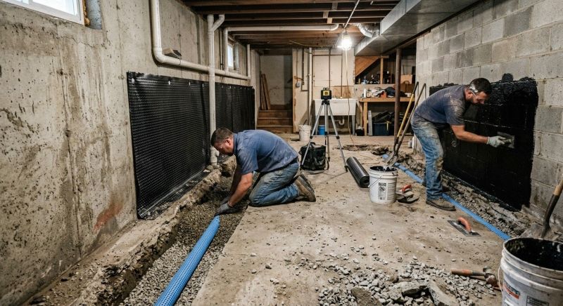 Wet Basement Repair in Grand Rapids, MI