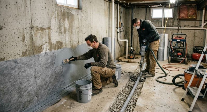 Basement Walls Waterproofing in Fort Myers, FL