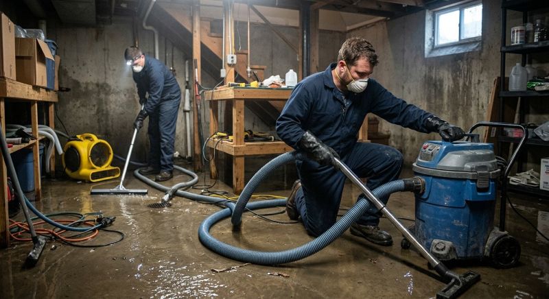 Basement Water Cleanup in Chandler, AZ