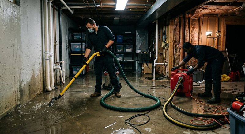 Basement Water Removal in Gilbert, AZ