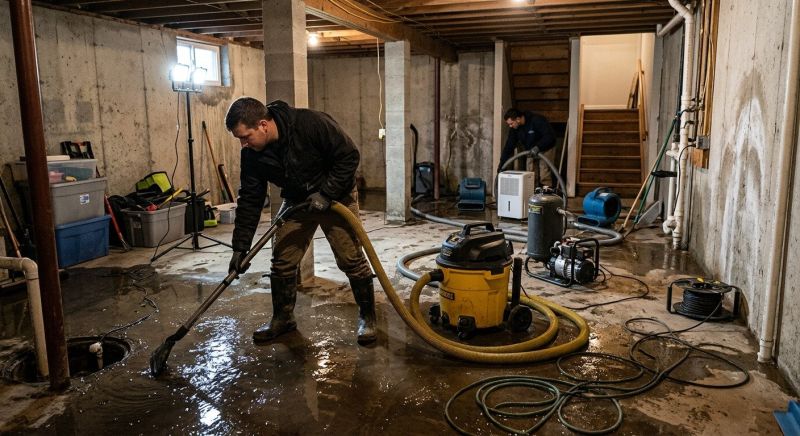Basement Water Removal in Gilbert, AZ