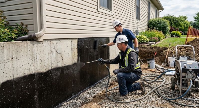 Concrete Foundation Sealing in Fredericksburg, VA