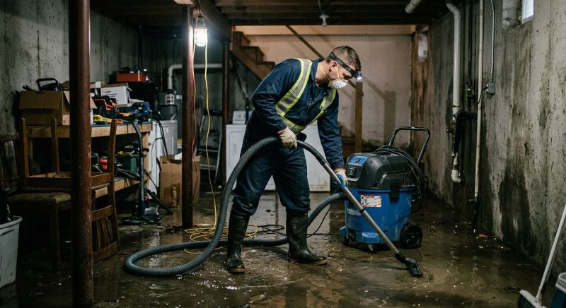 Flooded Basement Cleanup in Scottsdale, AZ