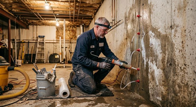 Foundation Leak Repair in Greenville, SC