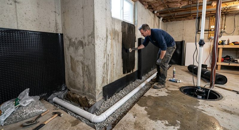 Residential Waterproofing in Fredericksburg, VA