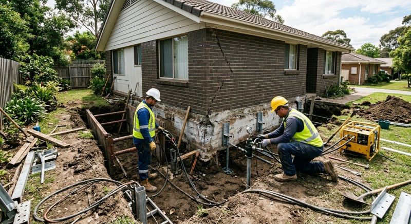 Slab Foundation Repair in Columbus, OH