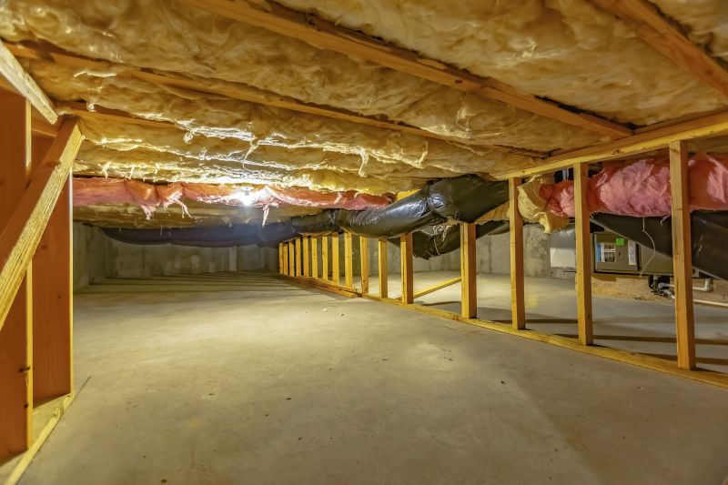 Completed Crawl Space Vapor Barrier